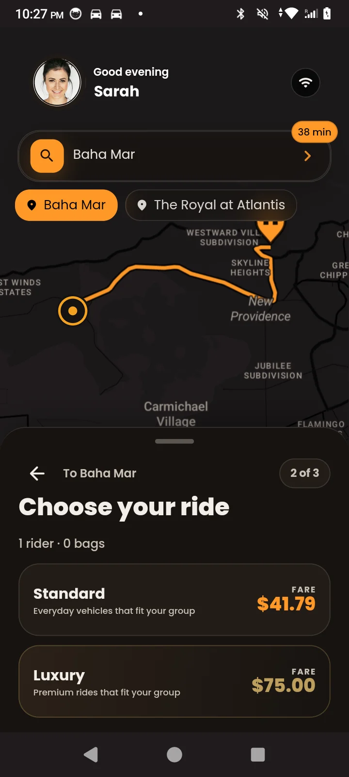 HOP app: pick your ride with the fare fixed